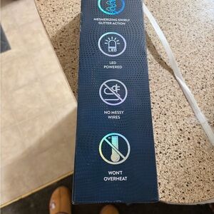 LED Glitter Swirl Light